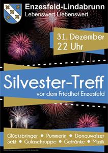 Plakat Silvester-Treff