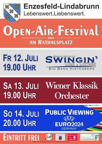 Plakat Open-Air-Festival 2024